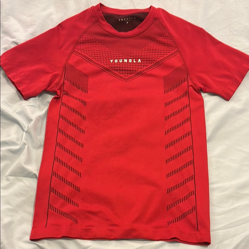 YoungLA Bold Red Performance Tee